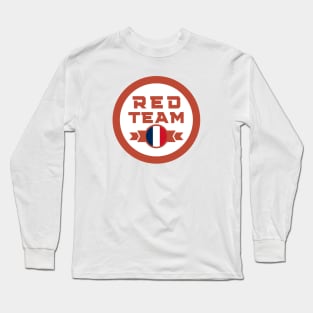 Cybersecurity Red Team France Gamification Badge CTF Long Sleeve T-Shirt